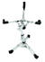 The snare drum stand uses a resin ball as a mount. 